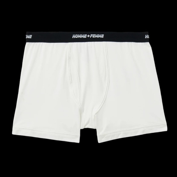 ✌🏼New! Homme+Femme Pair of Logo Boxers - Picture 3 of 7